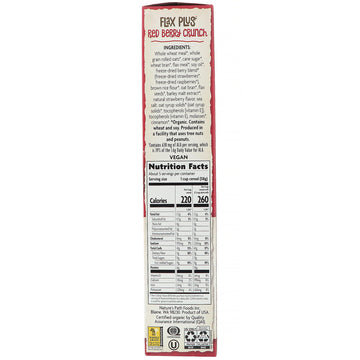 Nature's Path, Organic Flax Plus® Cereal,  Red Berry Crunch, 10.6 oz (300 g)