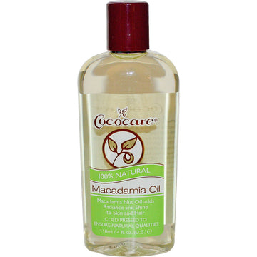 Cococare, Macadamia Oil, 4 fl oz (118 ml)