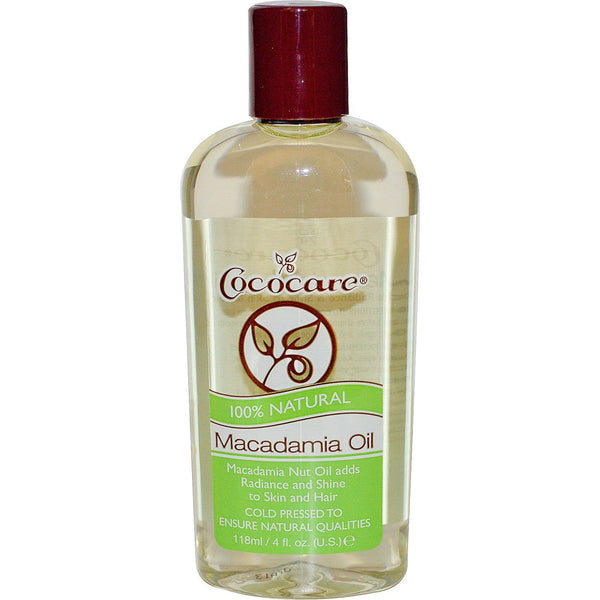 Cococare, Macadamia Oil, 4 fl oz (118 ml) - The Supplement Shop