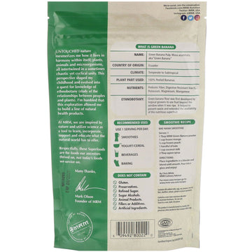MRM, Raw Organic Green Banana Powder, 8.5 oz (240 g)