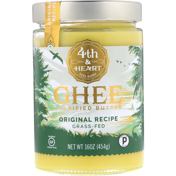 4th & Heart, Ghee Clarified Butter, Original Recipe, 16 oz (454 g)