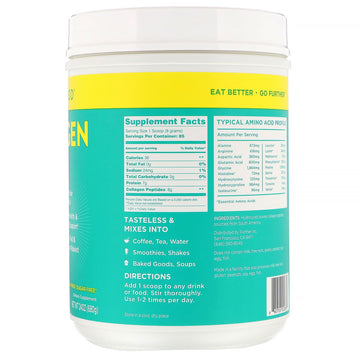 Further Food, Collagen Peptides, Pure Protein Powder, Unflavored, 24 oz (680 g)