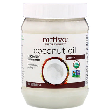 Nutiva, Organic Coconut Oil, Virgin, 29 fl oz (858 ml)