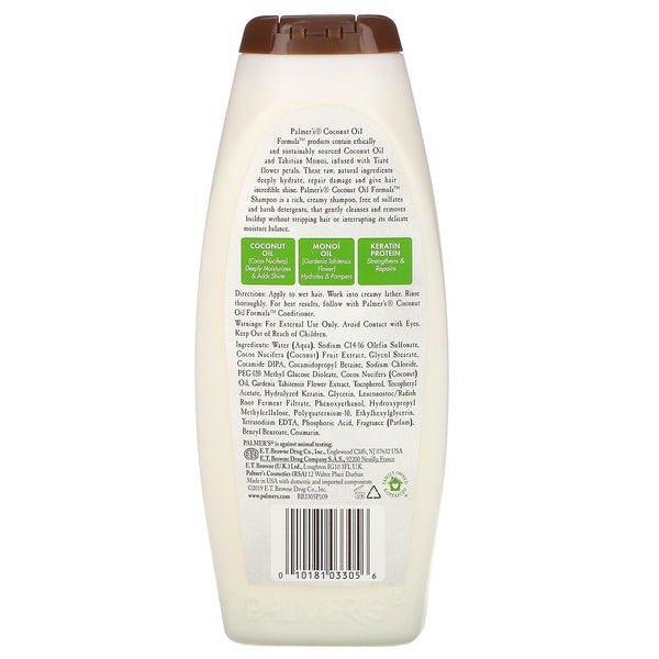 Palmer's, Conditioning Shampoo, Coconut Oil, 13.5 fl oz (400 ml) - The Supplement Shop