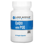 Lake Avenue Nutrition, CoQ10 with PQQ, 100 mg, 60 Veggie Capsules - The Supplement Shop