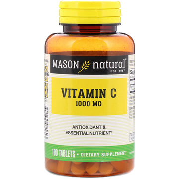 Mason Natural, Vitamin C, 1,000 mg, 100 Tablets