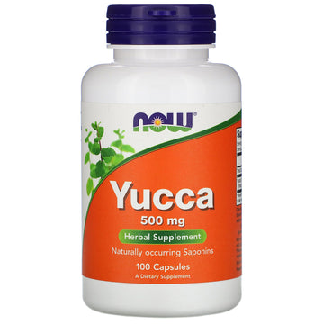 NOW Foods, Yucca, 100 Capsules (500 mg per Capsule)
