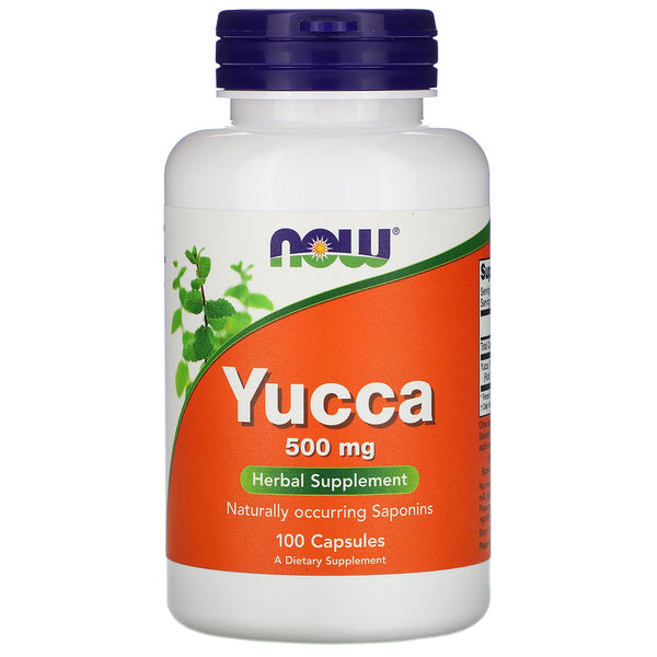 NOW Foods, Yucca, 100 Capsules (500 mg per Capsule)