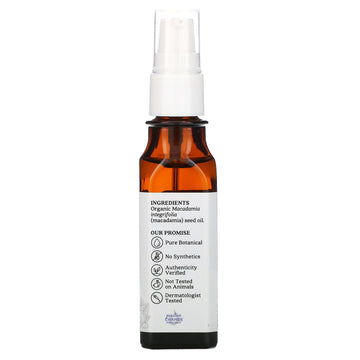 Aura Cacia, Skin Care Oil, Organic Macadamia, 1 fl oz (30 ml)