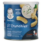 Gerber, Lil' Crunchies, 8+ Months, Ranch, 1.48 oz (42 g) - The Supplement Shop