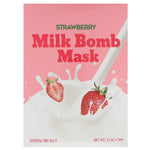 G9skin, Strawberry Milk Bomb Mask, 5 Sheets, 21 ml Each - The Supplement Shop