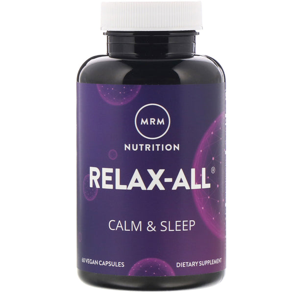 MRM, Relax-All, Calm & Sleep, 60 Vegan Capsules - The Supplement Shop