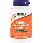 Now Foods, 8 Billion Acidophilus & Bifidus, 120 Veg Capsules - The Supplement Shop