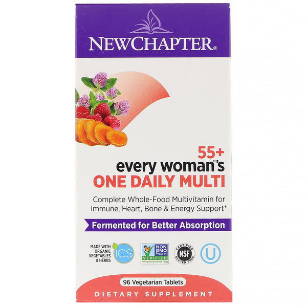 New Chapter, 55+ Every Woman's One Daily Multi, 96 Vegetarian Tablets - The Supplement Shop
