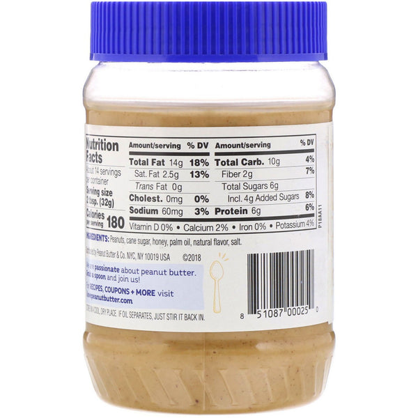 Peanut Butter & Co., The Bee's Knees, Peanut Butter Spread, 16 oz (454 g) - The Supplement Shop