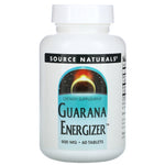 Source Naturals, Guarana Energizer, 900 mg, 60 Tablets - The Supplement Shop
