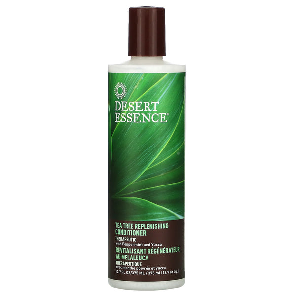 Desert Essence, Tea Tree Replenishing Conditioner, 12.7 fl oz (375 ml) - The Supplement Shop