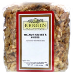 Bergin Fruit and Nut Company, Walnut Halves and Pieces, 11 oz (312 g) - The Supplement Shop