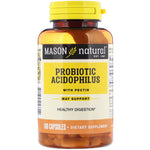 Mason Natural, Probiotic Acidophilus With Pectin, 100 Capsules - The Supplement Shop