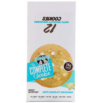 Lenny & Larry's, The Complete Cookie, White Chocolaty Macadamia, 12 Cookies, 4 oz (113 g) Each