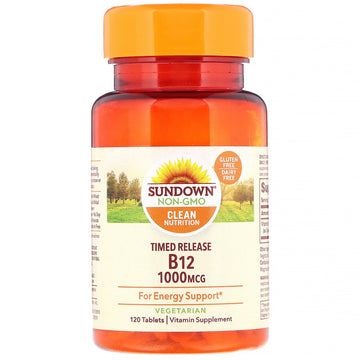 Sundown Naturals, Vitamin B12, 1,000 mcg, 120 Tablets