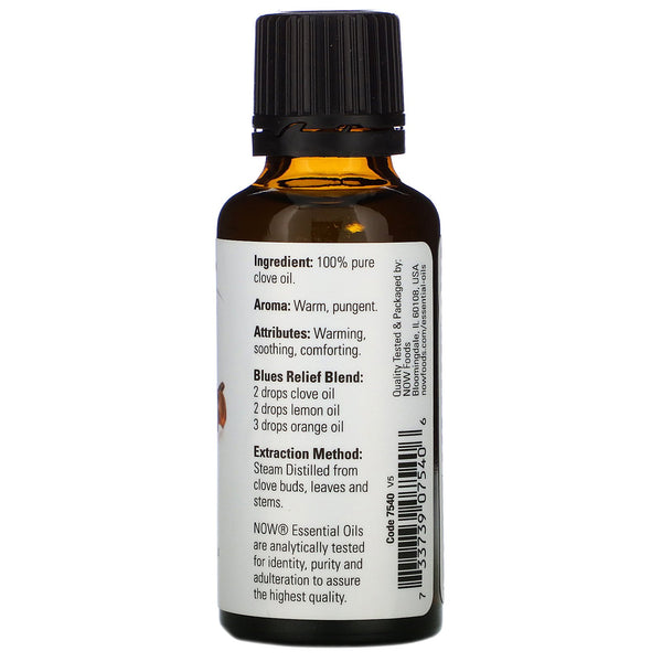 Now Foods, Essential Oils, Clove, 1 fl oz (30 ml) - The Supplement Shop