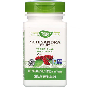 Nature's Way, Schisandra Fruit, 1,160 mg, 100 Vegan Capsules