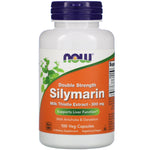 Now Foods, Silymarin, Milk Thistle Extract, 300 mg, 100 Veg Capsules - The Supplement Shop