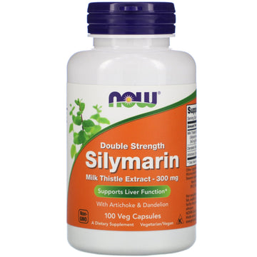 Now Foods, Silymarin, Milk Thistle Extract, 300 mg, 100 Veg Capsules