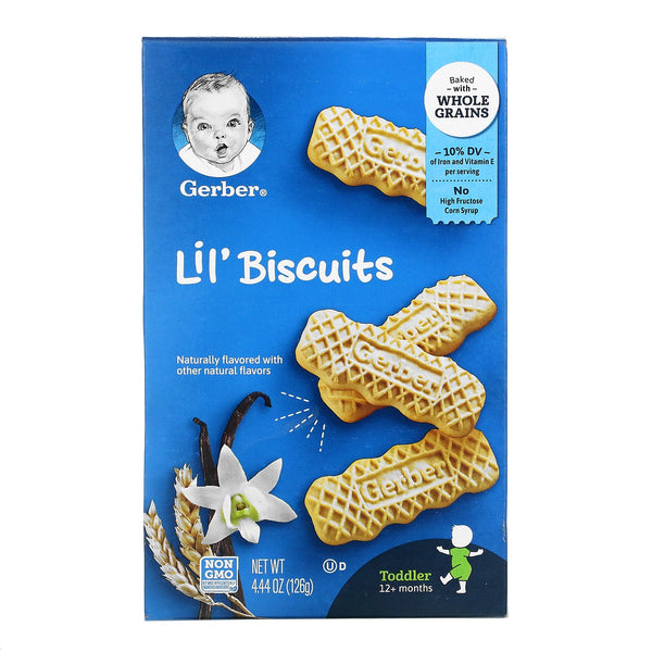Gerber, Lil' Biscuits, 12+ Months, 4.44 oz (126 g) - The Supplement Shop