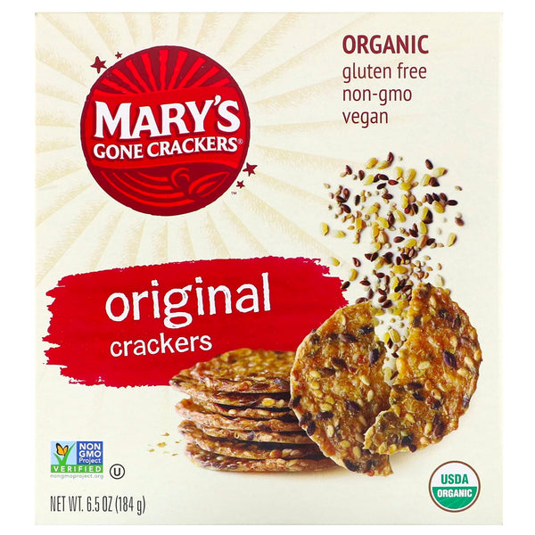Mary's Gone Crackers, Original Crackers, 6.5 oz (184 g) - The Supplement Shop