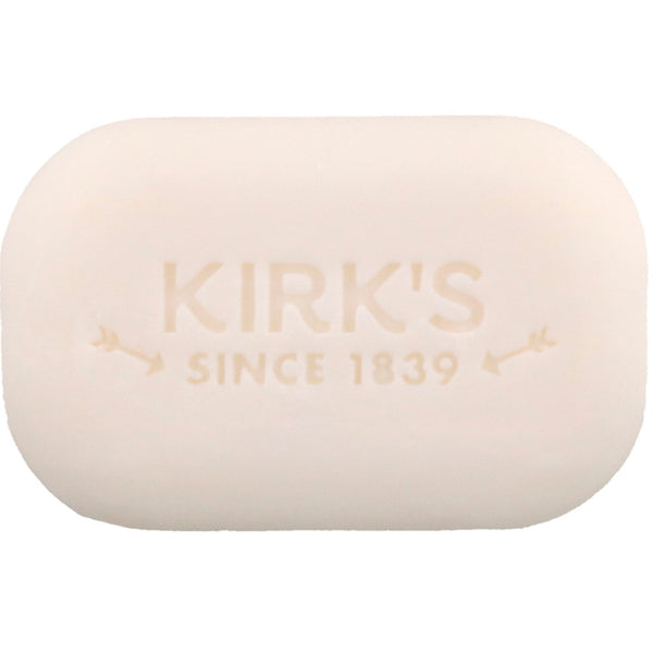 Kirk's, 100% Premium Coconut Oil Gentle Castile Soap, Original Fresh Scent, 3 Bars, 4 oz (113 g) Each - The Supplement Shop