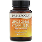 Dr. Mercola, Liposomal Vitamin D3 , 10,000 IU, 90 Capsules - The Supplement Shop