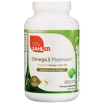 Zahler, Omega 3 Platinum, Advanced Omega 3 Fish Oil, 2,000 mg, 180 Softgels - The Supplement Shop