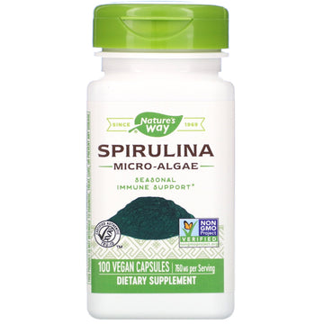 Nature's Way, Spirulina Micro-Algae, 760 mg, 100 Vegan Capsules
