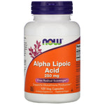 Now Foods, Alpha Lipoic Acid, 250 mg, 120 Veg Capsules - The Supplement Shop