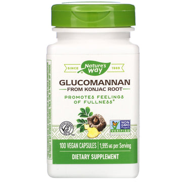 Nature's Way, Glucomannan from Konjac Root, 1,995 mg, 100 Vegan Capsules