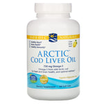 Nordic Naturals, Arctic Cod Liver Oil, Lemon, 1000 mg, 180 Soft Gels - The Supplement Shop