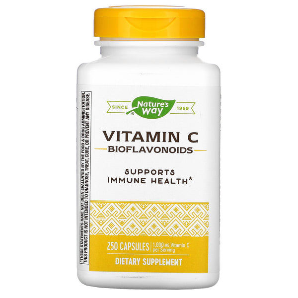 Nature's Way, Vitamin C Bioflavonoids, 1,000 mg, 250 Capsules - The Supplement Shop