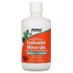 Now Foods, Colloidal Minerals, Natural Raspberry Flavor, 32 fl oz (946 ml) - The Supplement Shop