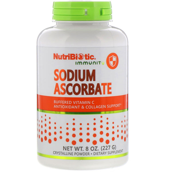 NutriBiotic, Immunity, Sodium Ascorbate, Crystalline Powder, 8 oz (227 g) - The Supplement Shop