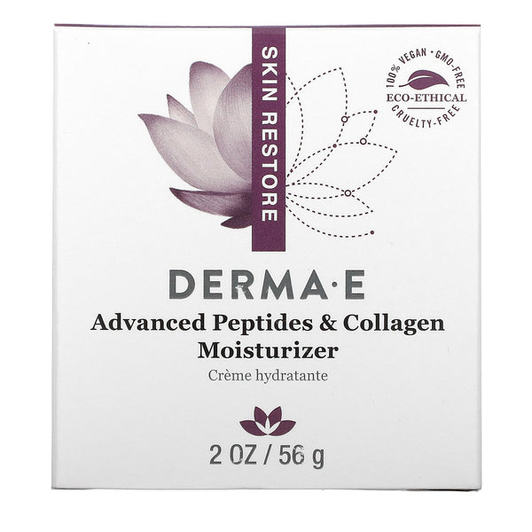 Derma E, Advanced Peptides & Collagen Moisturizer, 2 oz (56 g) - The Supplement Shop