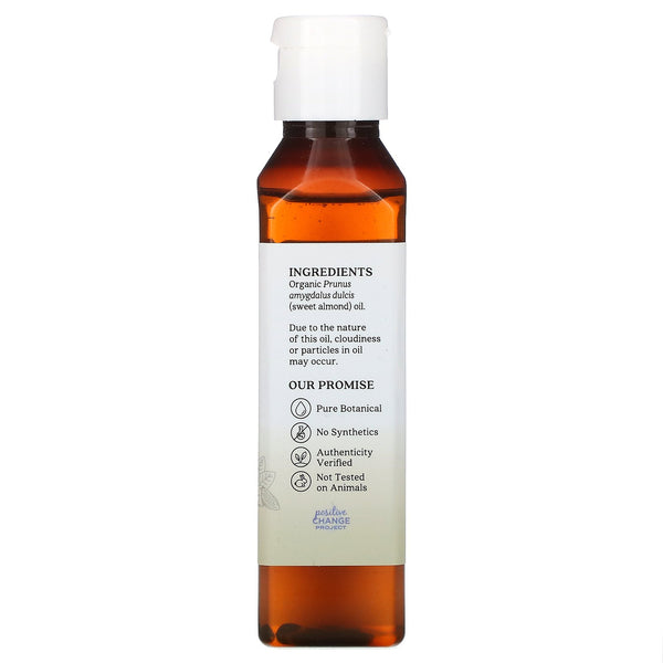 Aura Cacia, Organic, Skin Care Oil, Sweet Almond, 4 fl oz (118 ml) - The Supplement Shop