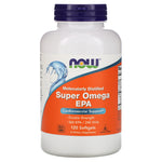 Now Foods, Super Omega EPA, Molecularly Distilled, 120 Softgels - The Supplement Shop