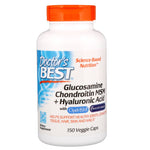 Doctor's Best, Glucosamine Chondroitin MSM + Hyaluronic Acid, 150 Veggie Caps - The Supplement Shop