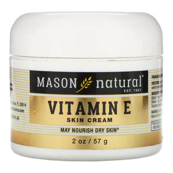 Mason Natural, Vitamin E Skin Cream, 2 oz (57 g) - The Supplement Shop