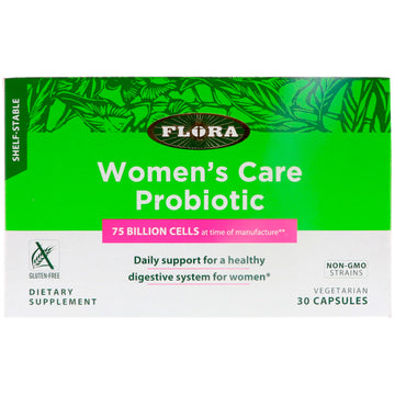 Flora, Women's Care Probiotic, Shelf-Stable, 30 Capsules