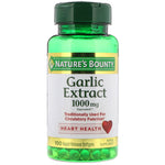 Nature's Bounty, Garlic Extract, 1,000 mg, 100 Rapid Release Softgels - The Supplement Shop