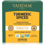 Vahdam Teas, Herbal Tea, Turmeric Spiced, Caffeine Free, 15 Tea Bags, 1.06 oz (30 g) - The Supplement Shop