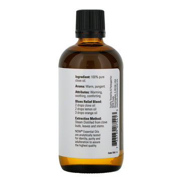 NOW Foods, Essential Oils, Clove, 4 fl oz (118 ml)